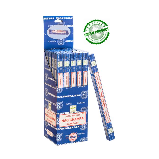 Encens Satya Nag Champa Square 10g chez Arabesk