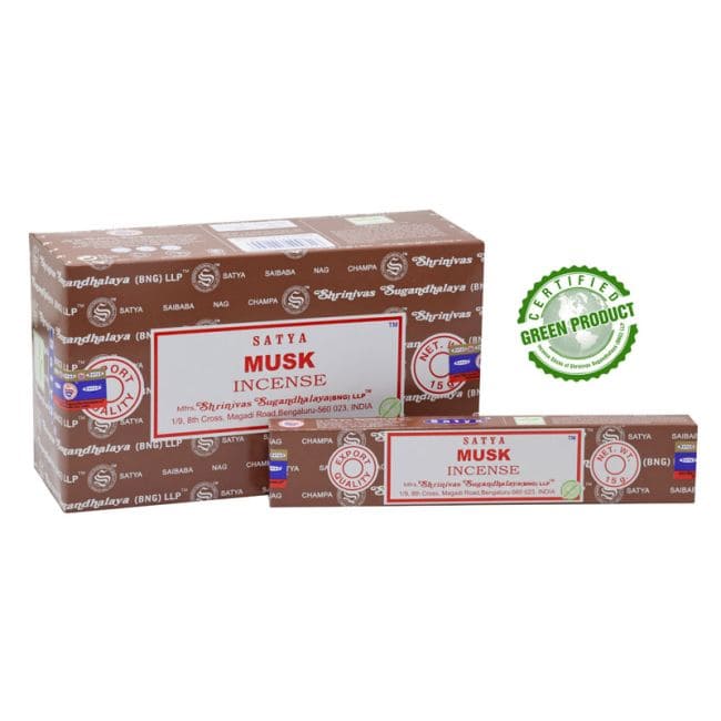 Encens Satya Musk Masala 15g chez Arabesk