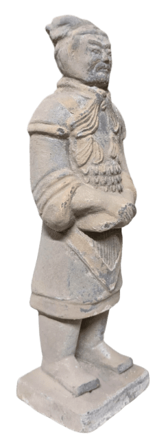 Statue Colorée Antique en Terracotta Général 20cm chez Arabesk|cz