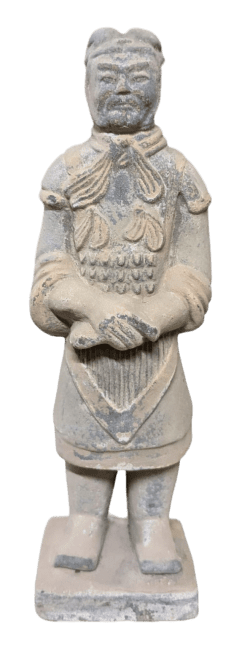 Statue Colorée Antique en Terracotta Général 20cm chez Arabesk