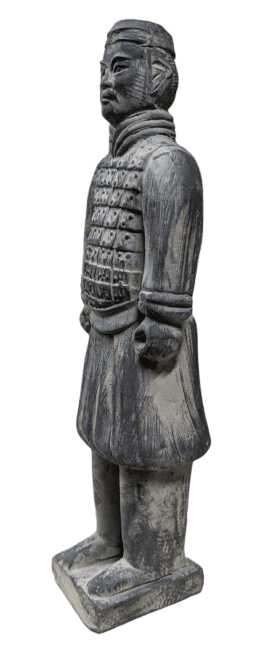 Statue noire en Terracotta Chevalier 22cm chez Arabesk|cz