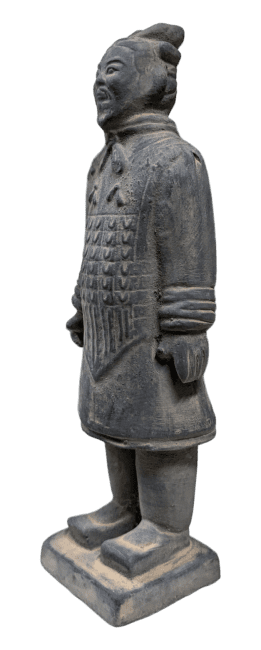 Statue Noire en Terracotta Général 20cm chez Arabesk|cz