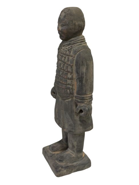 Statue noire en Terracotta Chevalier 20cm chez Arabesk|cz