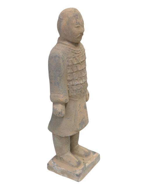 Statue Colorée Antique Terracotta Chevalier 20cm chez Arabesk|cz
