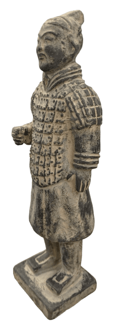 Statue Noire Guerriers avec Armure en Terracotta 20cm chez Arabesk|cz