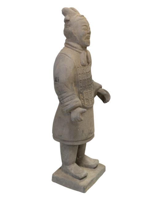 Statue Noire en Terracotta Général 22cm chez Arabesk|cz