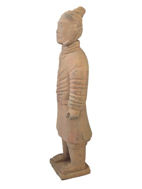 Statue Colorée Antique en Terracotta Guerrier 25cm chez Arabesk|cz