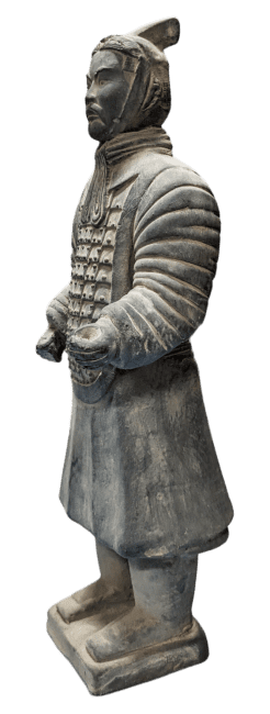 Statue Noire Guerriers avec Armure en Terracotta 26cm chez Arabesk|cz