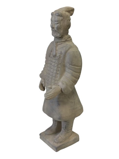 Statue Noire Guerriers avec Armure en Terracotta 26cm chez Arabesk|cz
