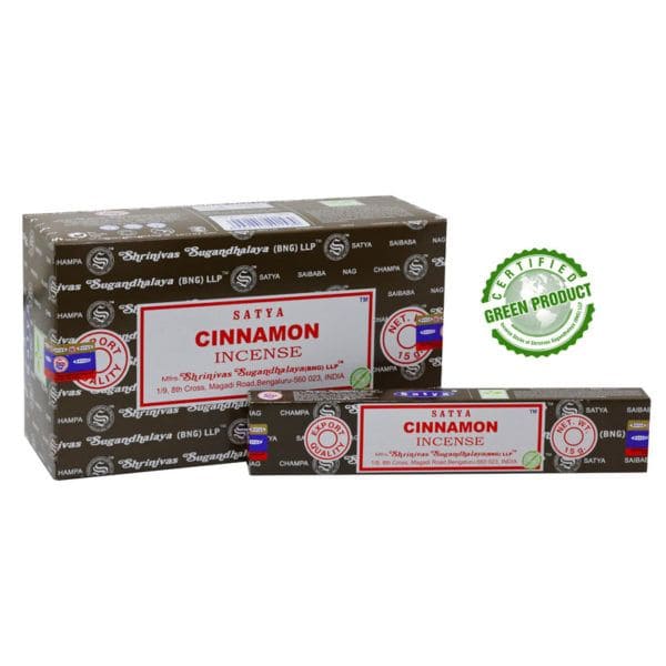 Encens Satya Cinnamon Cannelle Masala 15g chez Arabesk