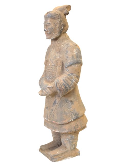 Statue Colorée Antique en Terracotta Général 36cm chez Arabesk|cz