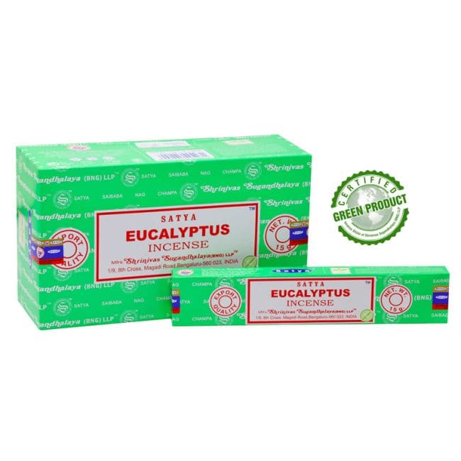 Encens Satya Eucalyptus Masala 15g chez Arabesk