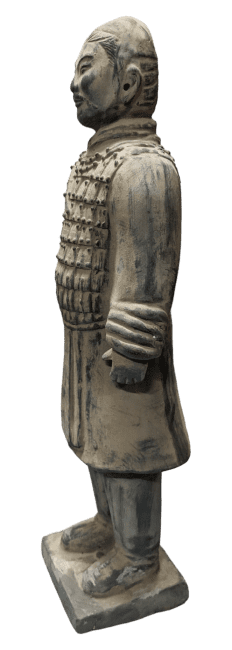 Statue Noire en Terracotta Chevalier 50cm chez Arabesk|cz