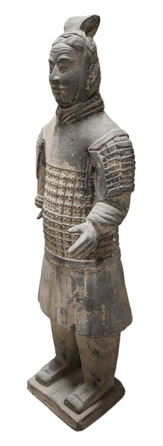 Statue Noire Guerriers avec Armure en Terracotta 50cm chez Arabesk|cz