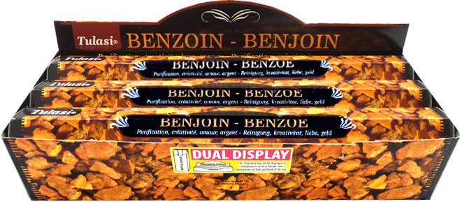 Encens tulasi sarathi benjoin hexa 20g chez Arabesk