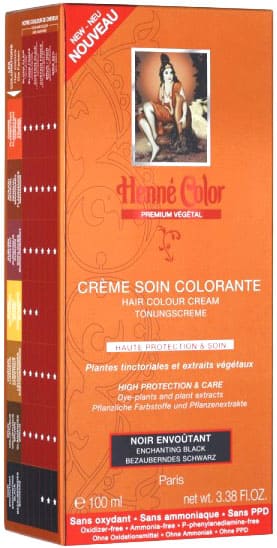 Pack de 3 Crèmes soins colorantes premium actifs végétaux noir envoutant 100ml chez Arabesk