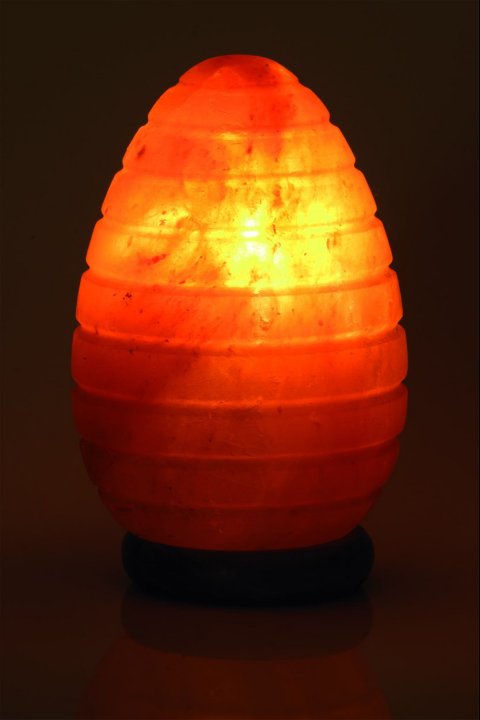 Lampe de Sel Oeuf Strié 2-3Kg chez Arabesk