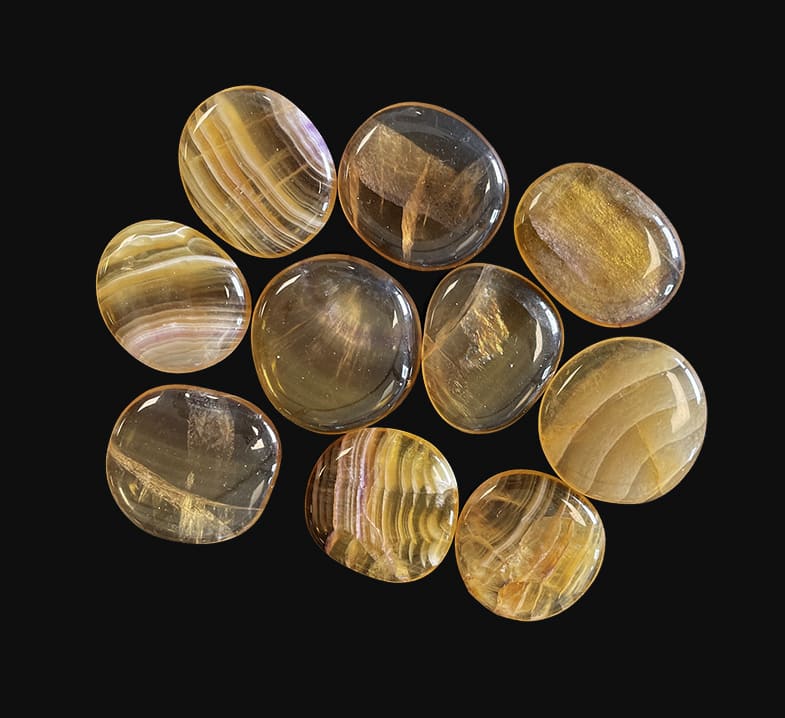 Galet Fluorite Jaune A 250g chez Arabesk