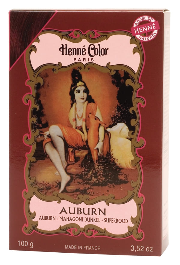 Pack de 6 Colorations hennés color auburn 100g chez Arabesk