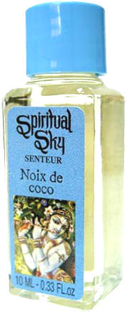Pack de 6 huiles parfumées spiritual sky  noix de coco 10ml chez Arabesk