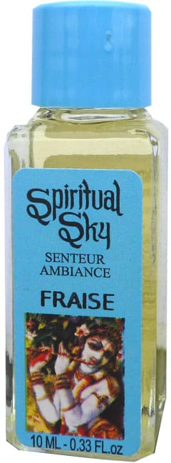 Pack de 6 huiles parfumées spiritual sky fraise 10ml chez Arabesk