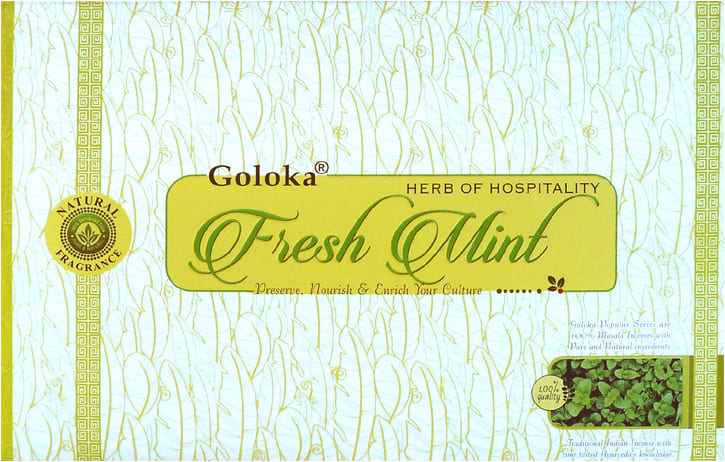 Encens goloka menthe fraiche 15g chez Arabesk