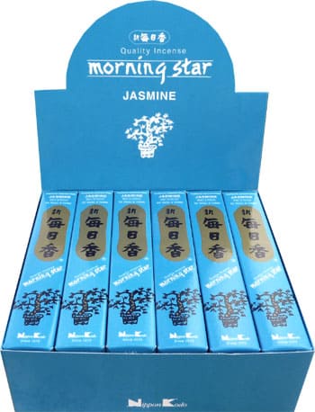 Encens Japonais Morning Star Jasmin 50 Bâtonnets chez Arabesk