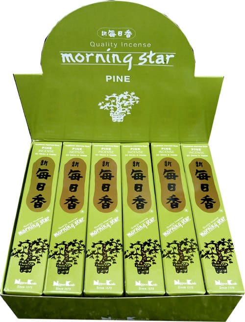 Encens Japonais Morning Star Pin 50 Bâtonnets chez Arabesk