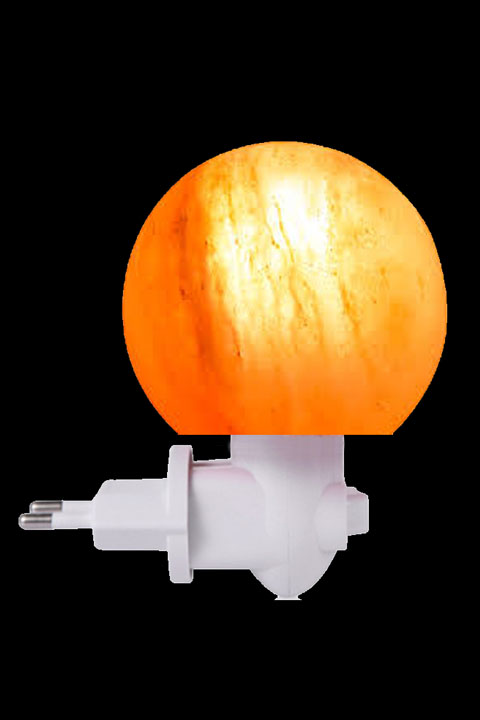 Lampe de Sel Veilleuse Sphèrique chez Arabesk