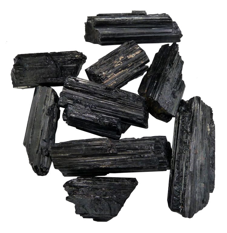 Tourmaline Noire Cathédrale Schorl AA Brute – Pack 1 kg chez Arabesk