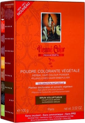 Pack de 3 Poudre colorantes végétale premium brun voluptueux 100g chez Arabesk