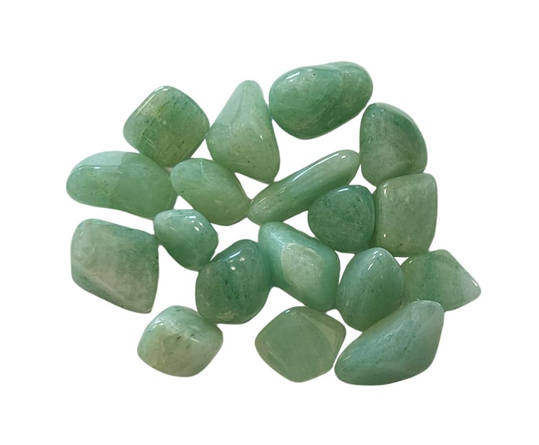 Aventurine Verte A+ pierres roulées 250g chez Arabesk