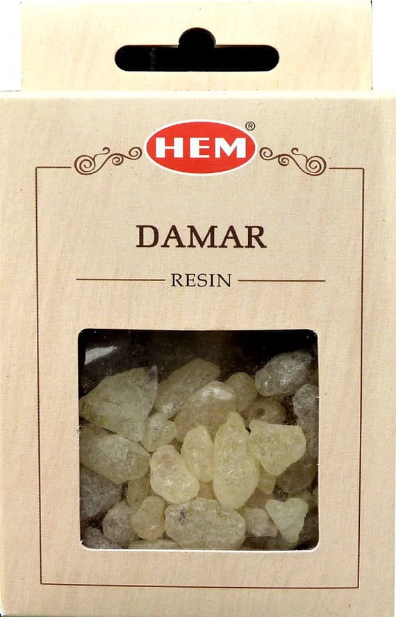 Résine HEM Damar 30grs x12 pcs chez Arabesk