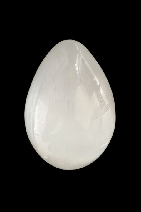 Gros Œuf en Sélénite 13cm 1kg chez Arabesk|cz