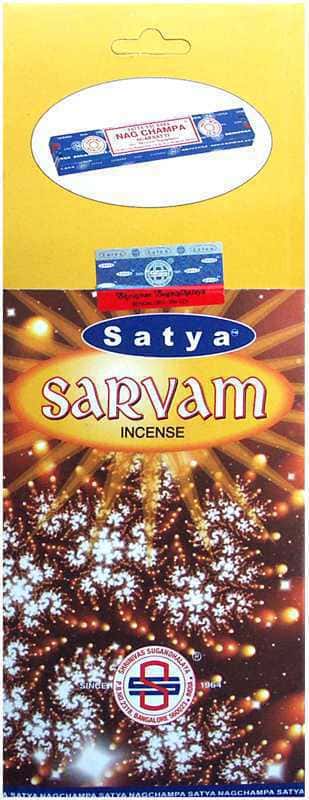 Encens Satya Sarvam 10g chez Arabesk