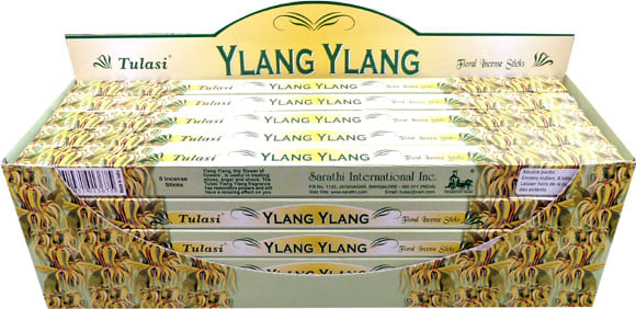 Encens tulasi sarathi ylang ylang 8bts chez Arabesk