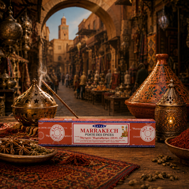 Encens Satya Marrakech Masala 15g chez Arabesk|cz