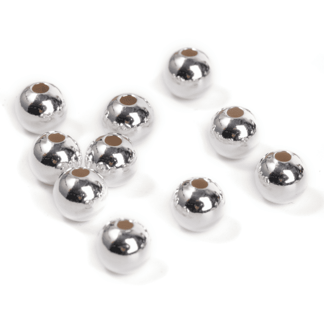 Perles Charms Argent 925 Boules 6mm x 10 chez Arabesk