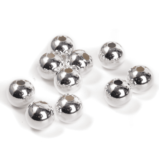 Perles Charms Argent 925 Boules 8mm x 5 chez Arabesk|cz