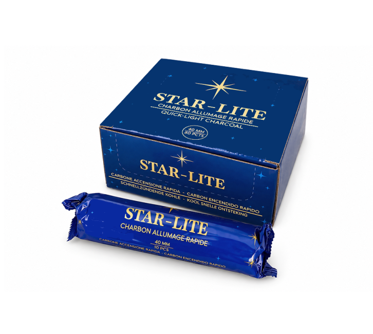 Charbon Star-Lite Qualité Supérieure 40 mm – 80 Pastilles chez Arabesk|cz