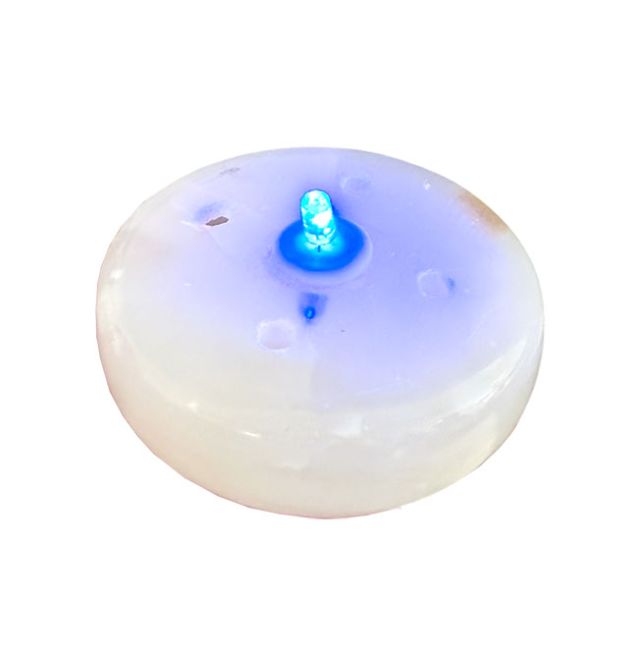 Socle en Onyx USB Multicouleur pour Lampes de Sel et Sélénite chez Arabesk|cz