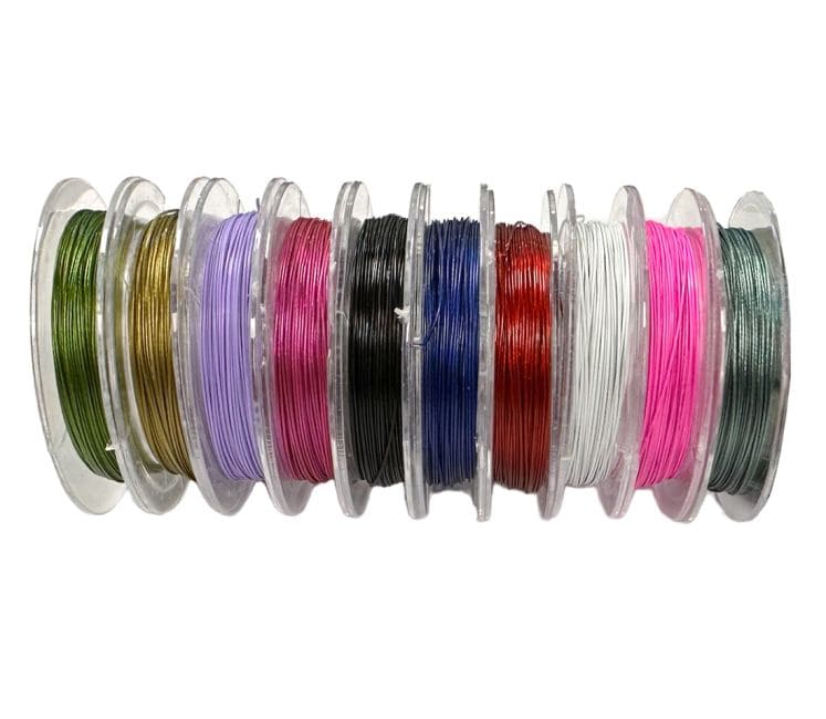 Fil en Acier Inoxydable pour Bijoux 0.38mm 10m x10 chez Arabesk|cz