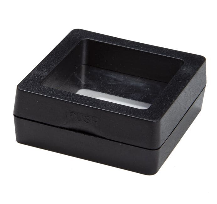Boite Cadre Noire pour Bijoux 4.5 cm x10 chez Arabesk