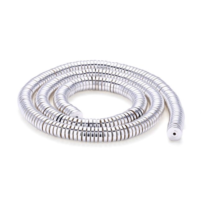 Perles Intercalaires en Hématite Argentée – 6×1 mm chez Arabesk