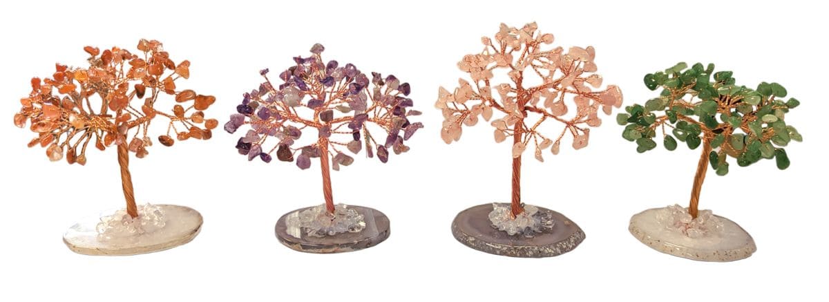 Arbre de Vie Quartz Rose sur Agate 12-13cm chez Arabesk|cz