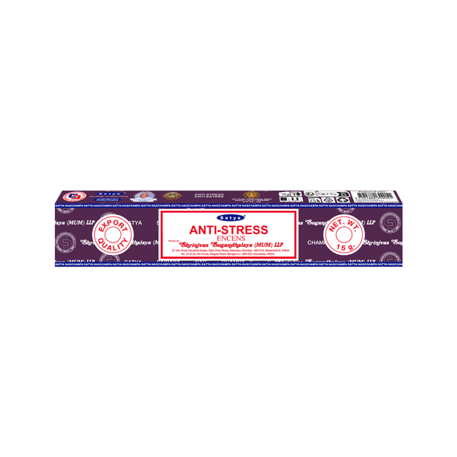 Encens Satya Anti Stress Masala 15g chez Arabesk|cz