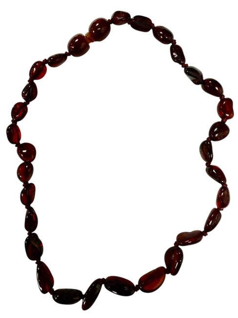 Collier Bébé Ambre Baltique Cerise 28cm chez Arabesk
