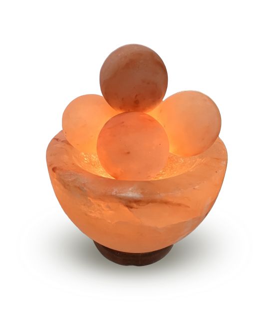 Lampe de Sel Himalaya - Bol avec boules de sel chez Arabesk|cz