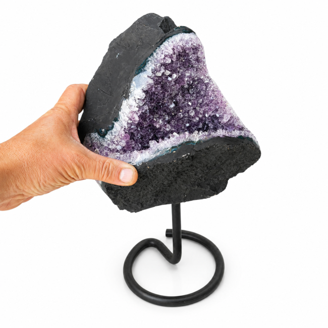 Géode améthyste Brésil A sur socle 5.2 kg chez Arabesk|cz