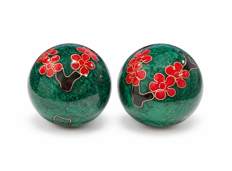 Boules de Massage Chinoises Prunier Vertes 4,2 cm chez Arabesk|cz